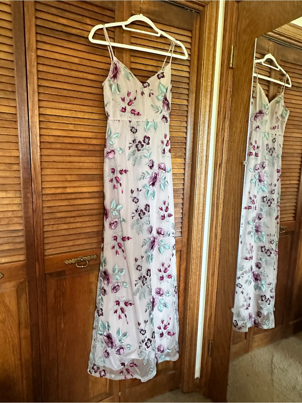 Jenny Yoo Julianna Enchanted Floral Vintage Iris embroidered gown size 2 - Picture 11 of 15